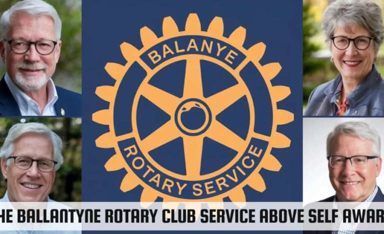 ballantyne rotary club service above self award